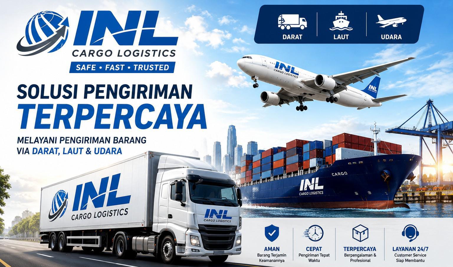 Paket kiriman PT Indo Nusantara Logistics
